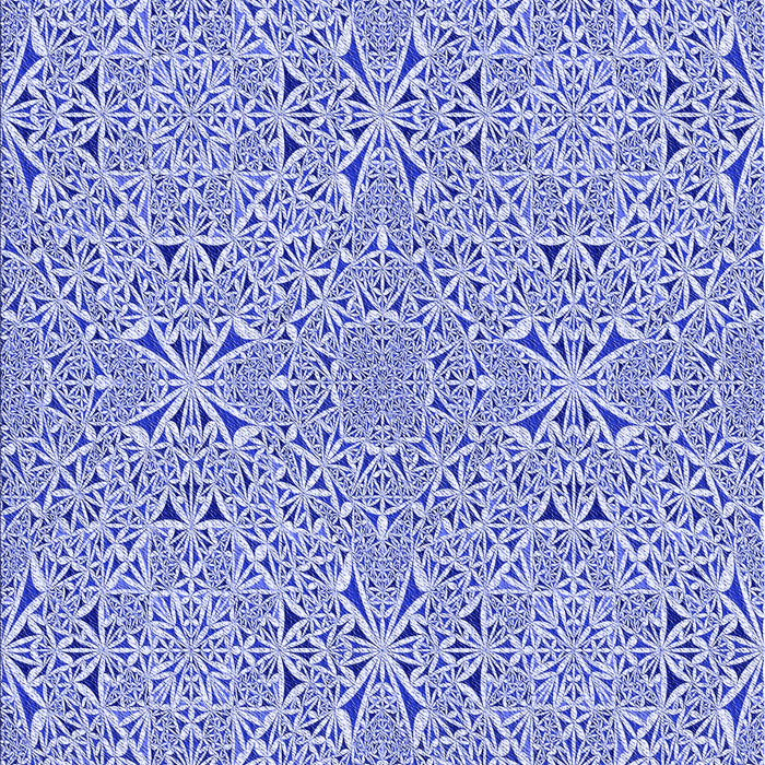 Patterned Ocean Blue Rug, pat3796blu