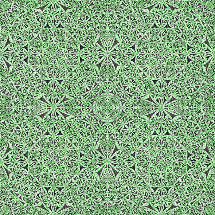 Round Machine Washable Transitional Light Green Rug, wshpat3796grn