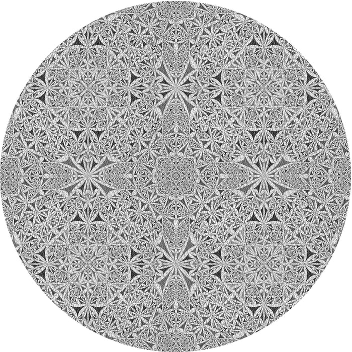 Square Machine Washable Transitional Light Gray Rug in a Living Room, wshpat3796gry