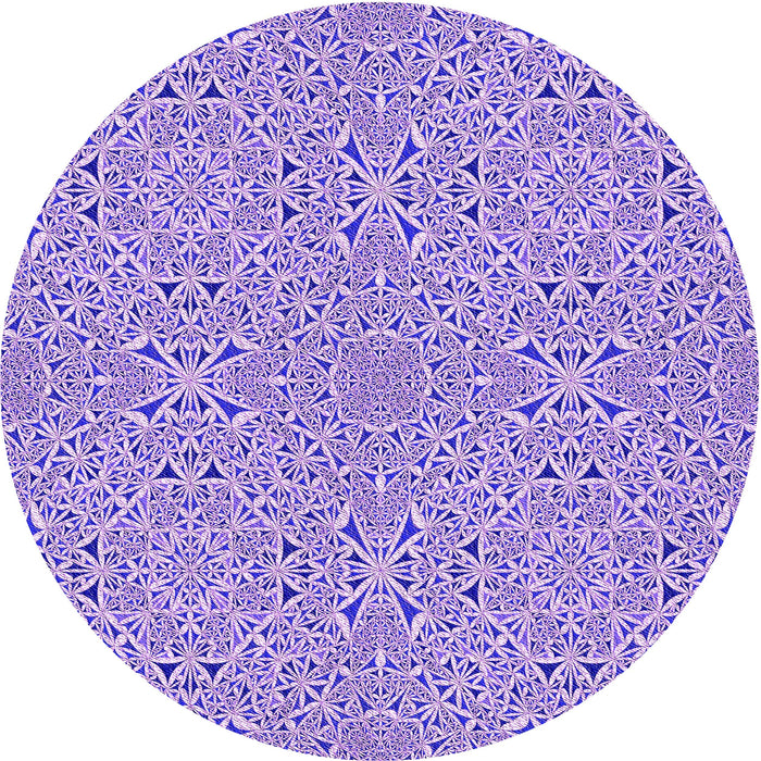 Square Patterned Blossom Pink Rug, pat3796pur