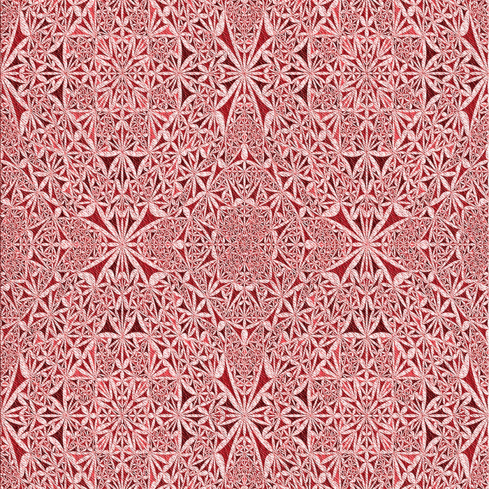 Patterned Red Rug, pat3796rd