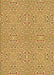 Patterned Mahogany Brown Rug, pat3796yw