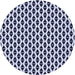 Square Patterned Blue Rug, pat3797blu