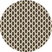 Square Patterned Golden Blonde Gold Rug, pat3797brn