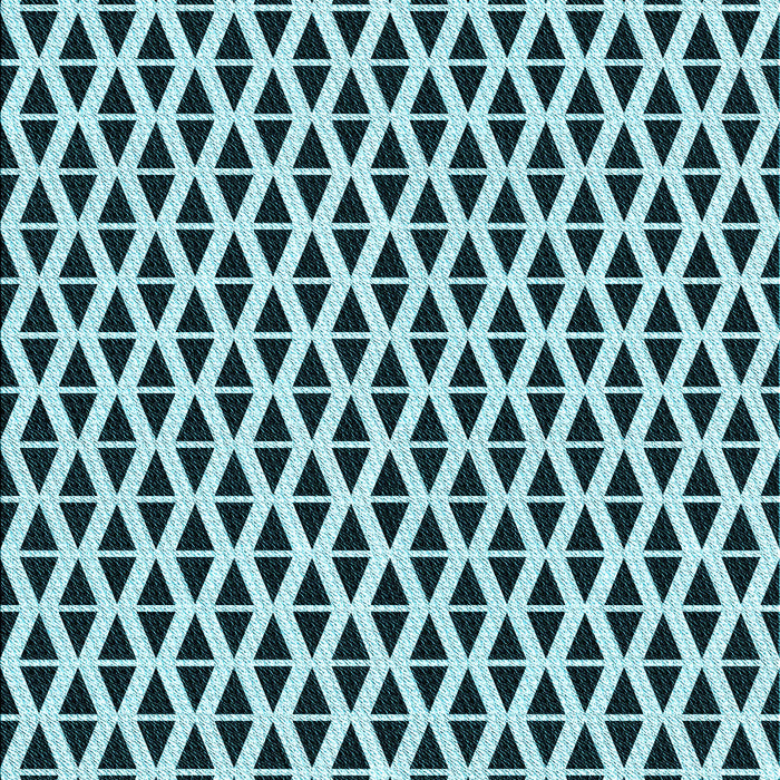 Patterned Deep-Sea Blue Rug, pat3797lblu