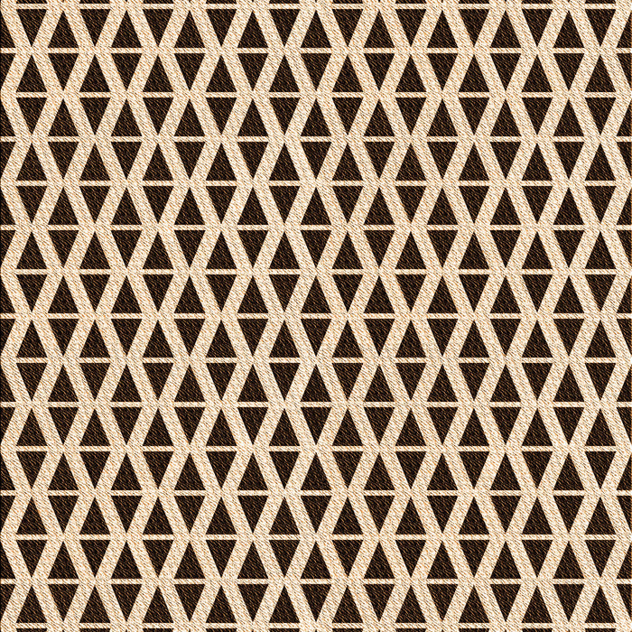 Patterned Deep Peach Orange Rug, pat3797org