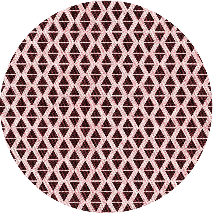 Square Machine Washable Transitional Deep Rose Pink Rug in a Living Room, wshpat3797rd