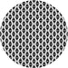 Square Machine Washable Transitional Charcoal Black Rug, wshpat3797