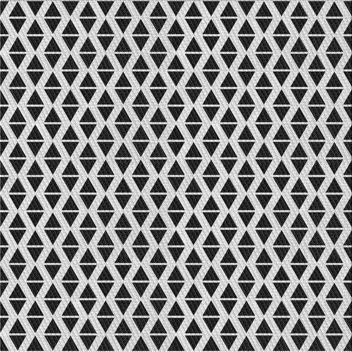 Square Patterned Charcoal Black Novelty Rug, pat3797