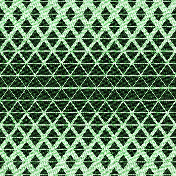 Patterned Dark Forest Green Rug, pat3798grn