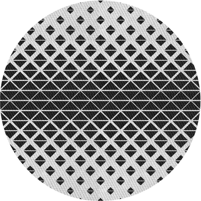 Square Machine Washable Transitional Dark Gray Black Rug in a Living Room, wshpat3798gry