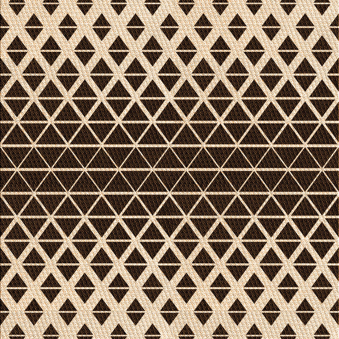 Patterned Deep Peach Orange Rug, pat3798org