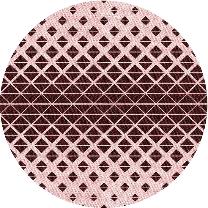 Square Patterned Pink Rug, pat3798rd
