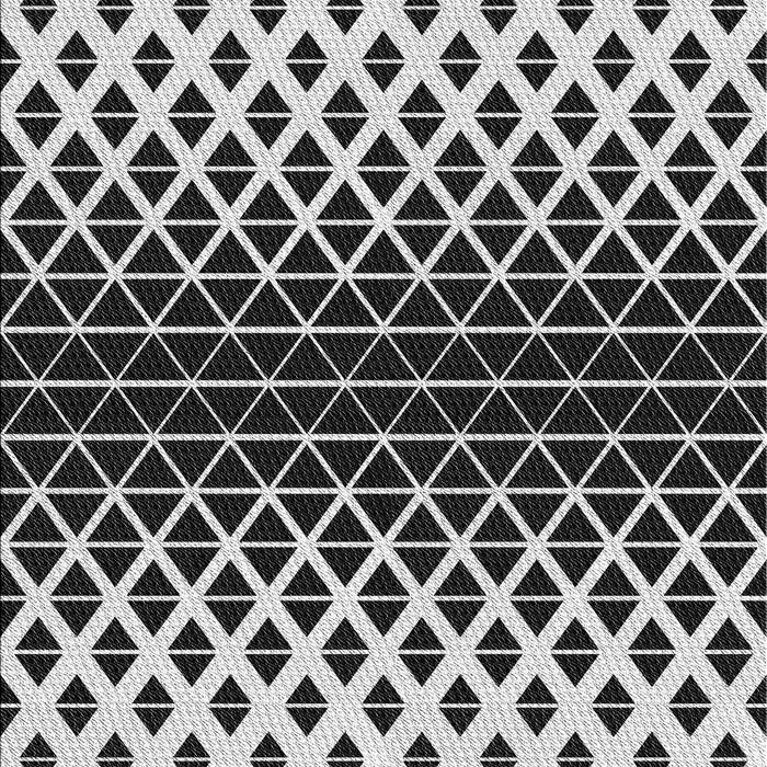 Patterned Platinum Gray Novelty Rug, pat3798