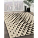 Machine Washable Transitional Vanilla Gold Rug in a Family Room, wshpat3799brn