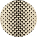 Square Machine Washable Transitional Vanilla Gold Rug in a Living Room, wshpat3799brn