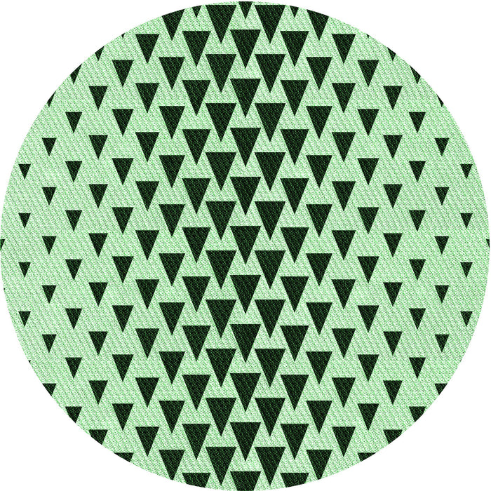 Square Machine Washable Transitional Mint Green Rug in a Living Room, wshpat3799grn