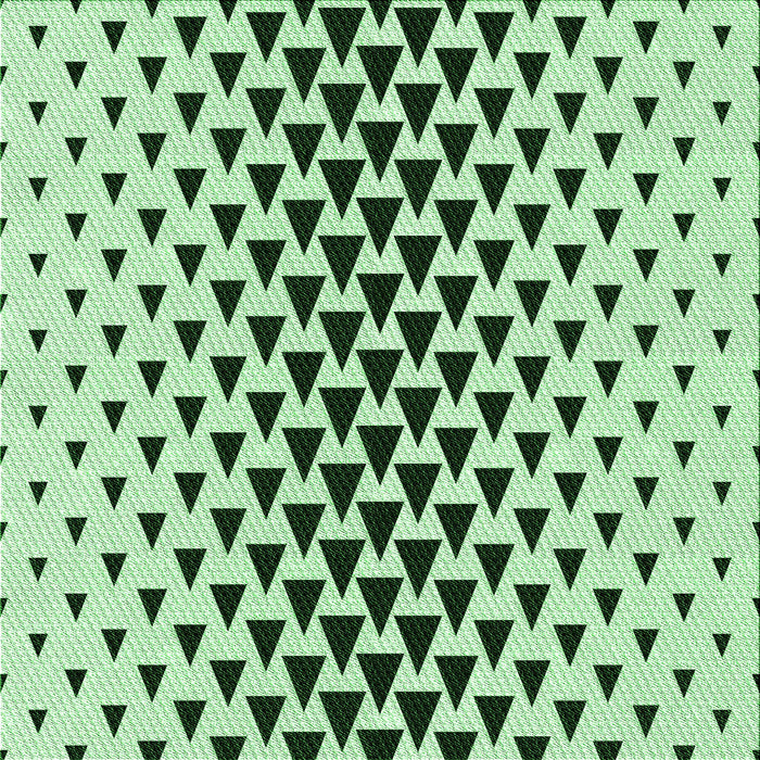 Round Machine Washable Transitional Mint Green Rug, wshpat3799grn