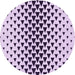 Square Machine Washable Transitional Bright Grape Purple Rug in a Living Room, wshpat3799pur