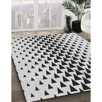 Patterned Gray Novelty Rug, pat3799