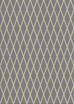 Patterned Black Novelty Rug, pat379