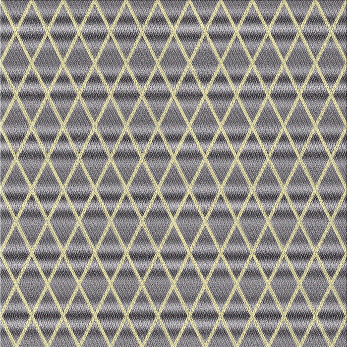 Square Patterned Black Novelty Rug, pat379