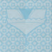 Sideview of Machine Washable Transitional Blue Rug, wshpat37