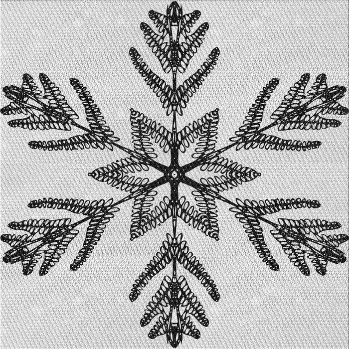 Round Patterned Platinum Gray Rug, pat38gry