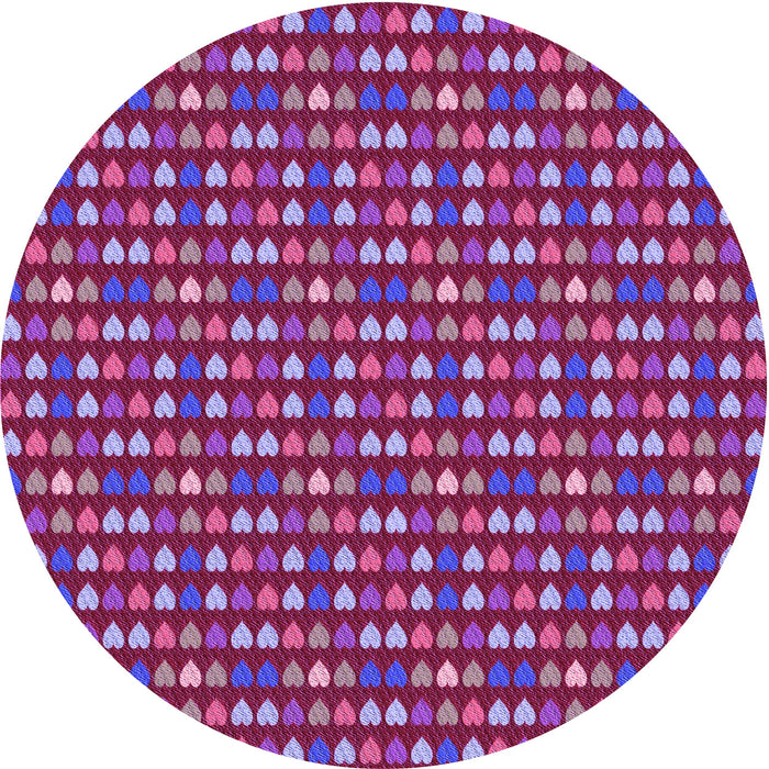 Square Patterned Crimson Red Rug, pat380pur