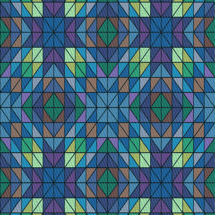 Patterned Blue Rug, pat3800lblu