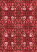 Patterned Red Rug, pat3800rd