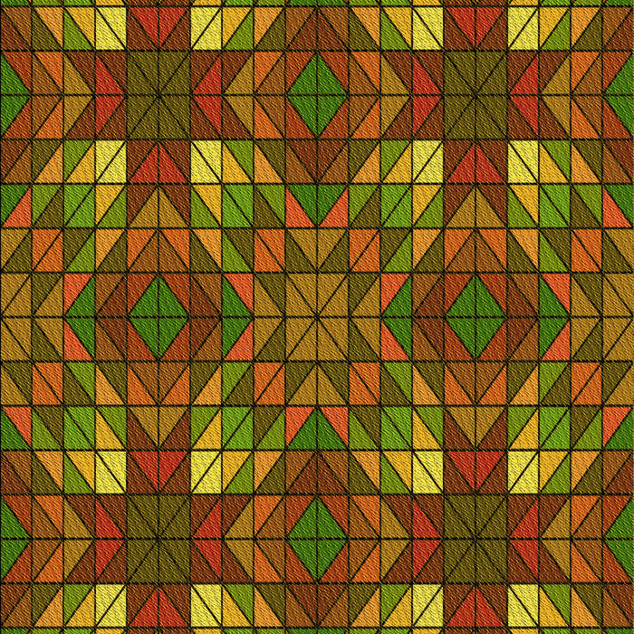 Patterned Saffron Red Rug, pat3800yw