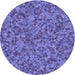 Square Machine Washable Transitional Amethyst Purple Rug in a Living Room, wshpat3802blu