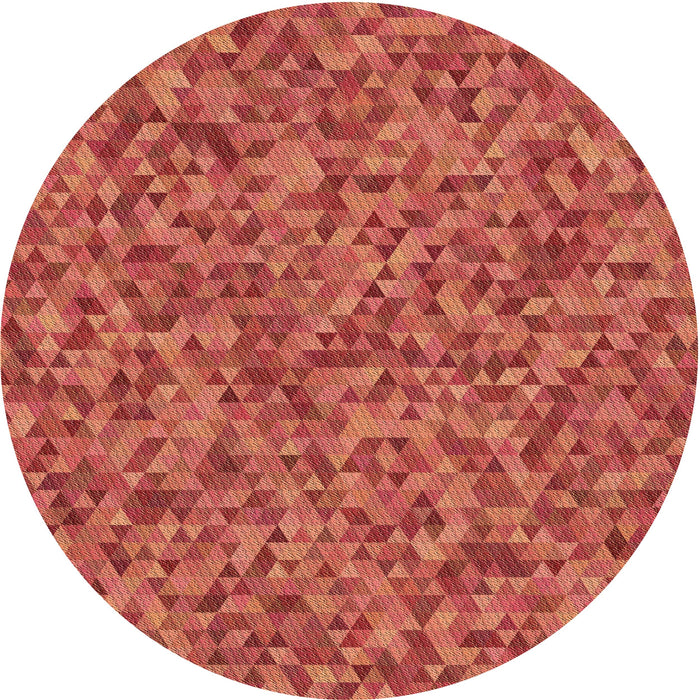 Square Machine Washable Transitional Bright Orange Rug in a Living Room, wshpat3802brn