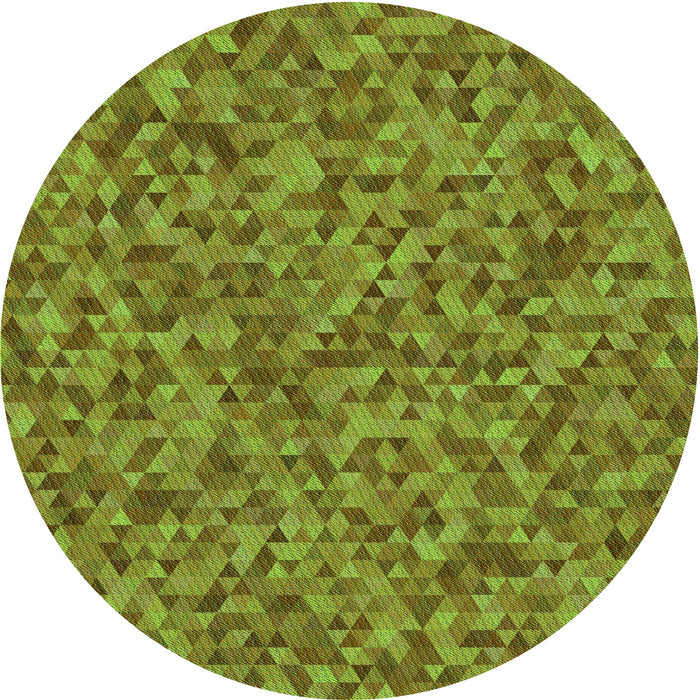 Square Machine Washable Transitional Pistachio Green Rug in a Living Room, wshpat3802grn