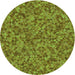 Square Machine Washable Transitional Pistachio Green Rug in a Living Room, wshpat3802grn