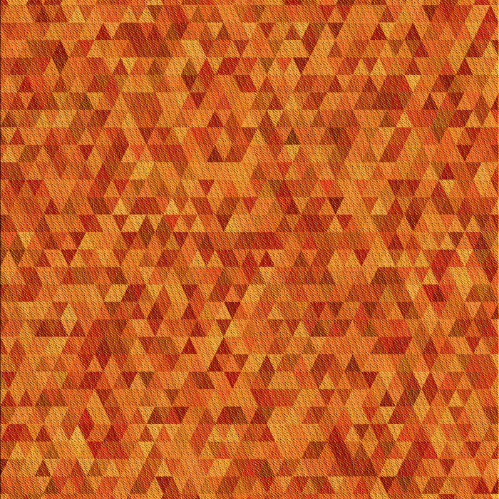 Machine Washable Transitional Neon Orange Rug, wshpat3802yw