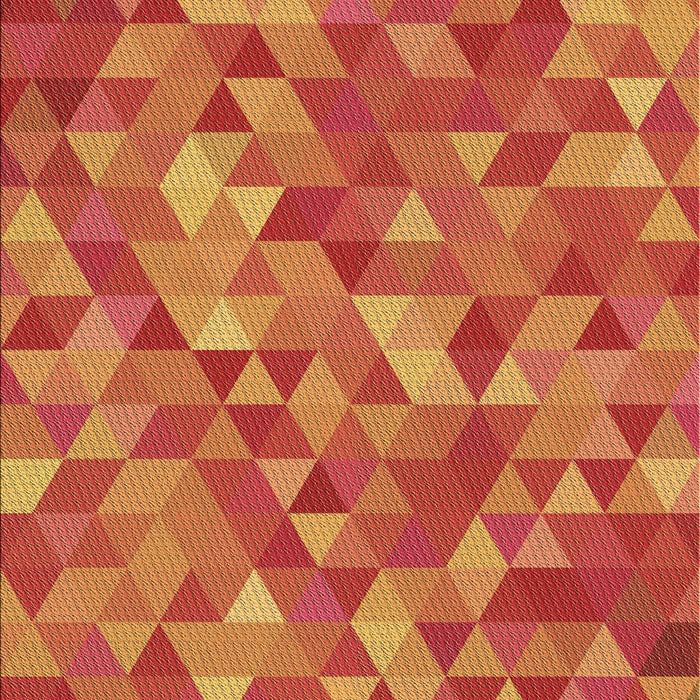 Patterned Orange Rug, pat3803brn