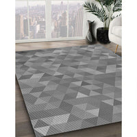 Patterned Gray Rug, pat3803gry