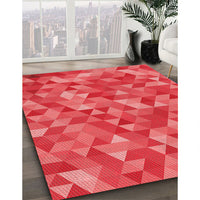 Patterned Red Rug, pat3803rd