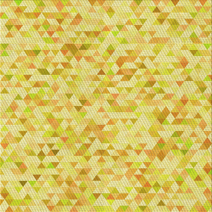 Round Patterned Yellow Rug, pat3804yw