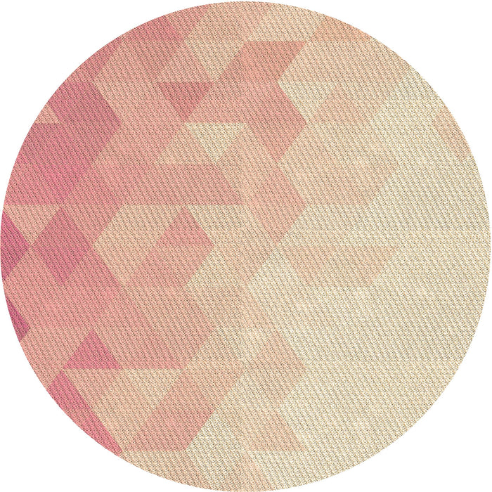Square Patterned Orange Rug, pat3805brn