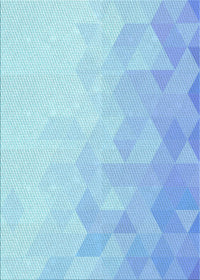 Machine Washable Transitional Crystal Blue Rug, wshpat3805lblu