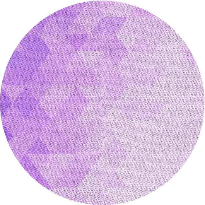 Square Patterned Purple Rug, pat3805pur