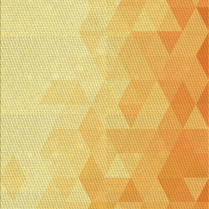 Patterned Chrome Gold Yellow Rug, pat3805yw