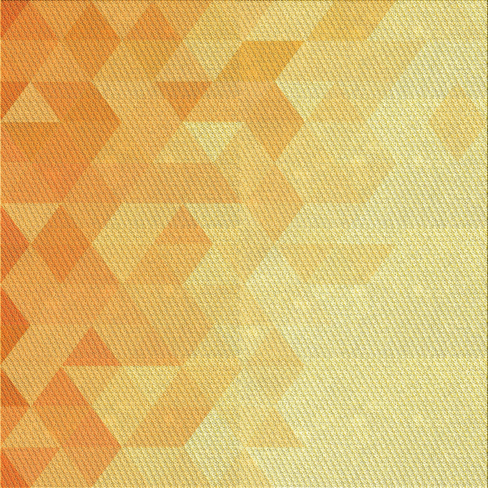 Round Patterned Chrome Gold Yellow Rug, pat3805yw
