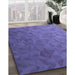 Patterned Amethyst Purple Rug in Family Room, pat3806blu