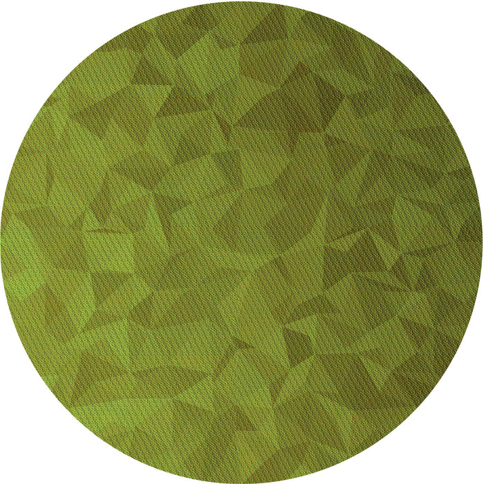 Square Patterned Pistachio Green Rug, pat3806grn