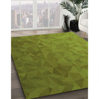 Patterned Pistachio Green Rug, pat3806grn
