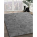Patterned Ash Gray Rug in Family Room, pat3806gry